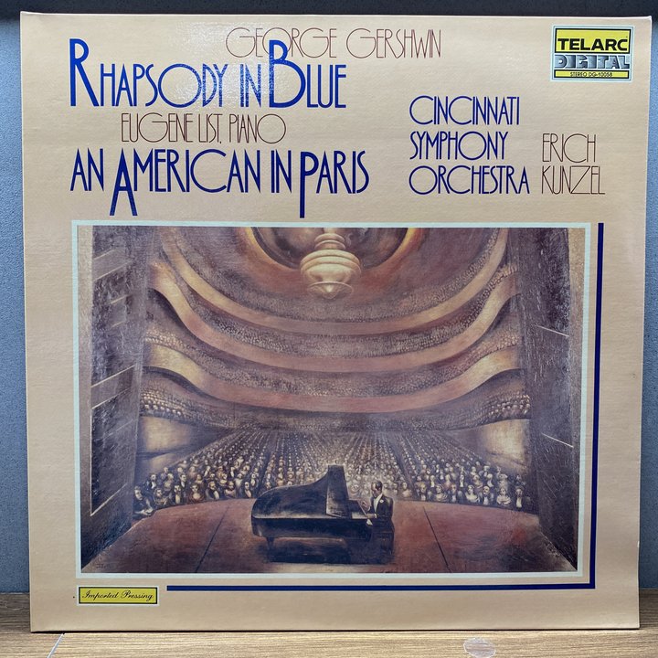 Gershwin 〈Erich Kunzel And Cincinnati Symphony Orchestra - Rhapsody In Blue〉 자켓