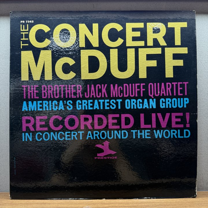 The Brother Jack McDuff Quartet 〈The Concert McDuff〉 자켓