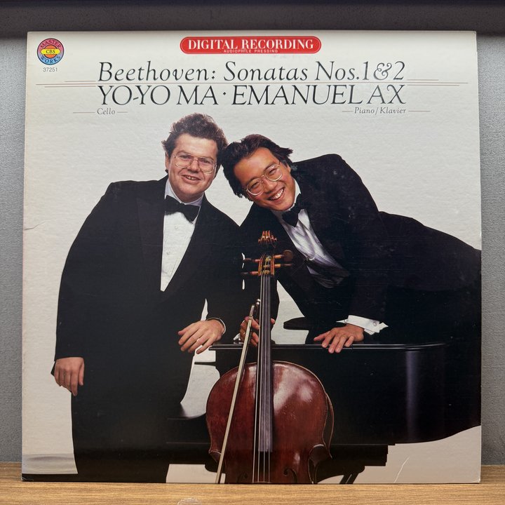 Beethoven : Yo-Yo Ma - Emanuel Ax 〈Sonatas Nos. 1 & 2〉 자켓