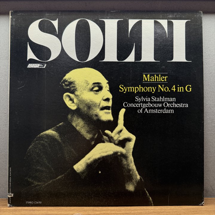 Mahler / Concertgebouw Orchestra Of Amsterdam, Georg Solti 〈Symphony No. 4 in G Major〉 자켓