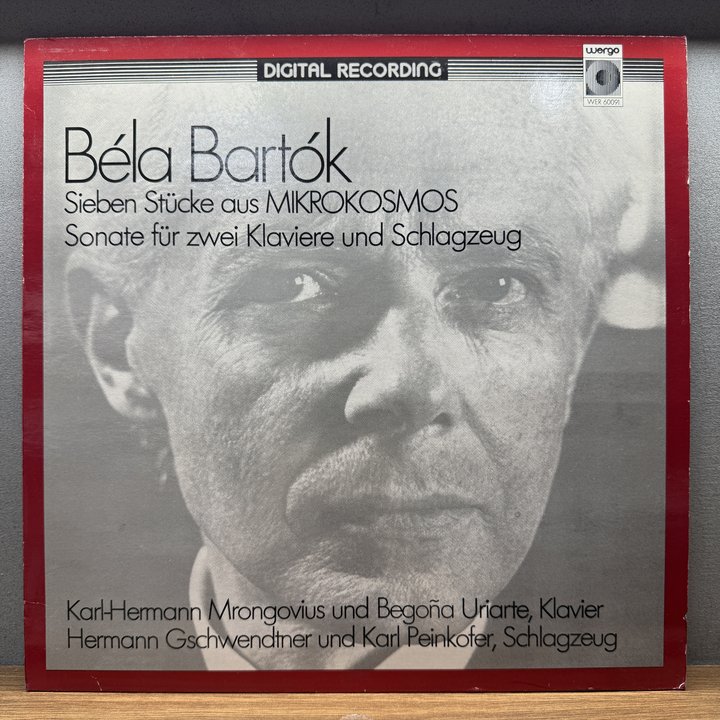 Béla Bartók, Karl-Hermann Mrongovius, Begoña Uriarte, Hermann Gschwendtner, Karl Peinkofer 〈Si〉 자켓