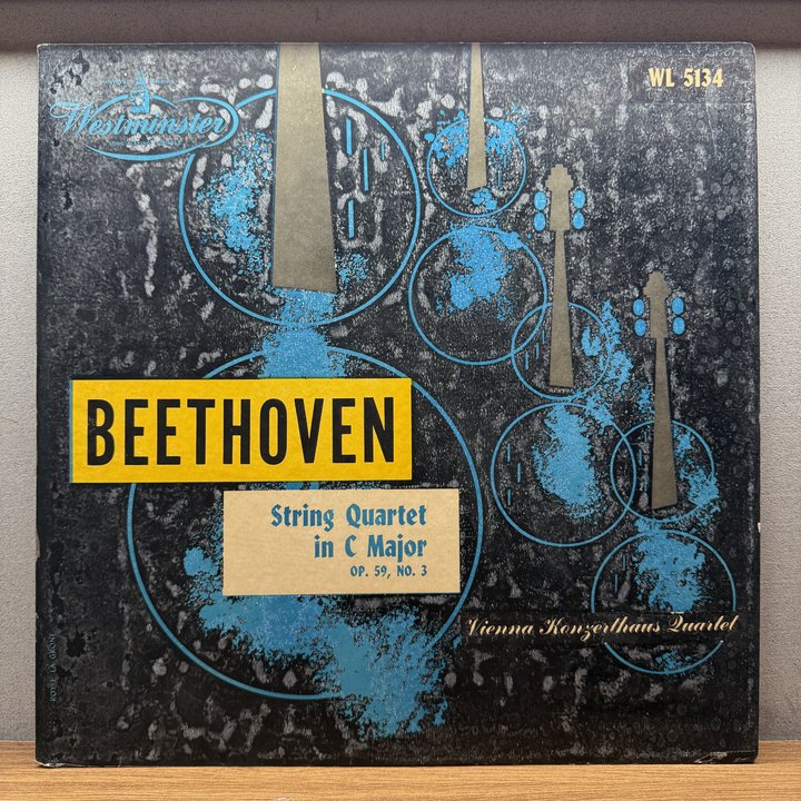 Beethoven, Vienna Konzerthaus Quartet 〈String Quartet In C Major Op. 59 No. 3〉 자켓