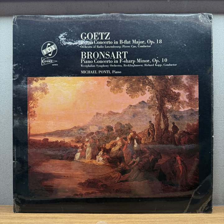 Goetz: Piano Concerto In B 〈flat Major, Op.18 / Bronsart: Piano Concerto In F-sharp Minor, Op.10〉 자켓