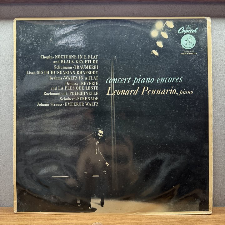 Leonard Pennario 〈Concert Piano Encores〉 자켓
