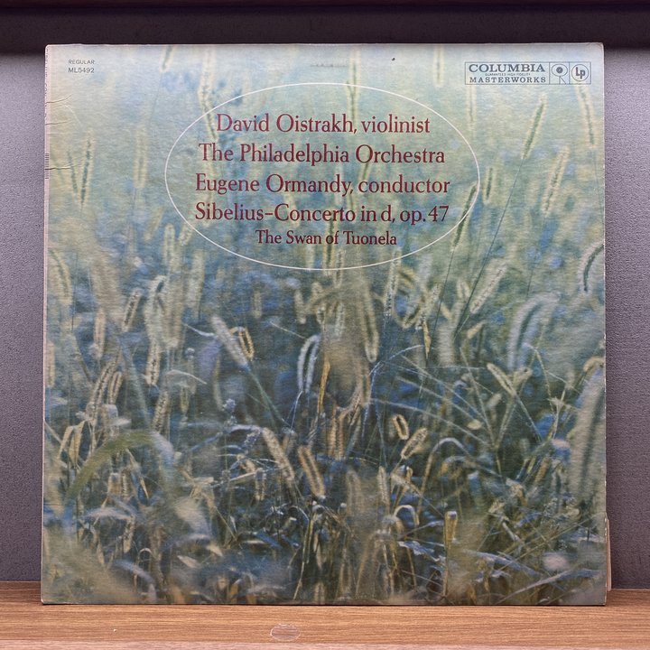 David Oistrach, The Philadelphia Orchestra - Sibelius 〈Concerto In D, Op. 47 - Swan Of Tuonela〉 자켓