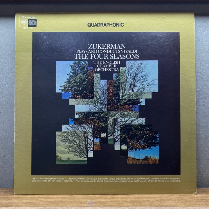 Vivaldi, Zukerman, The English Chamber Orchestra 〈Zukerman Plays And Conducts Vivaldi The...〉 자켓