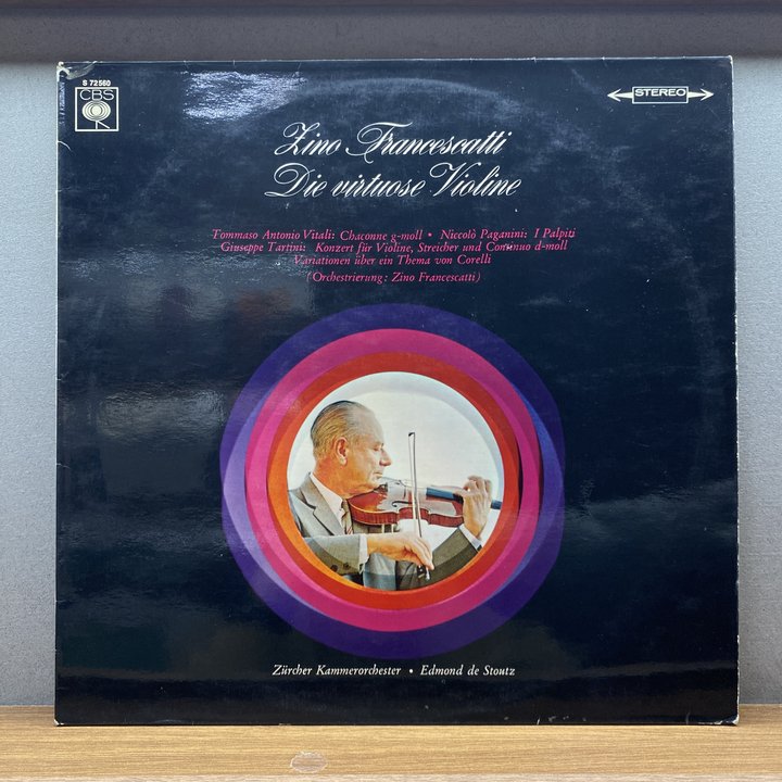  〈Zino Francescatti, Edmond De Stoutz, Zürcher Kammerorchester, Tomaso Antonio Vitali, Niccolò...〉 자켓